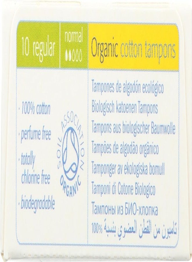 Natracare Tampon Regular Non Applicator, 10 ct - Image 5